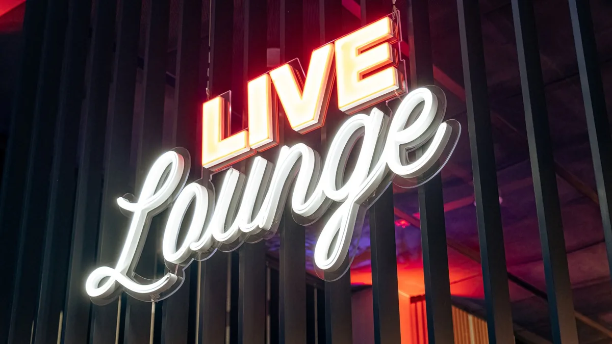 Promotional artwork for LIVE LOUNGE | Shine & Dance